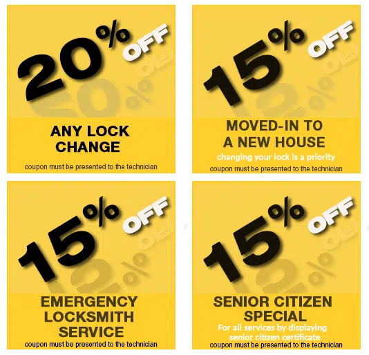 Exclusive Locksmith Service South Gate, CA 323-741-3397 - coupon-img